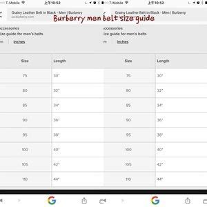 boys burberry belt|burberry men belt size chart.